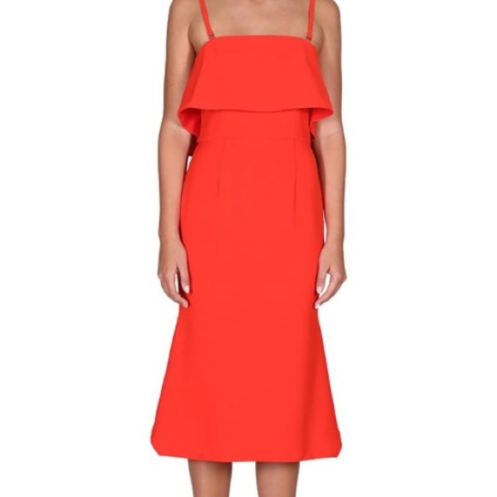 Chelsea28 Red Midi Dress